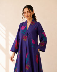 Potpourri Violet Cotton Kurti Set for Women